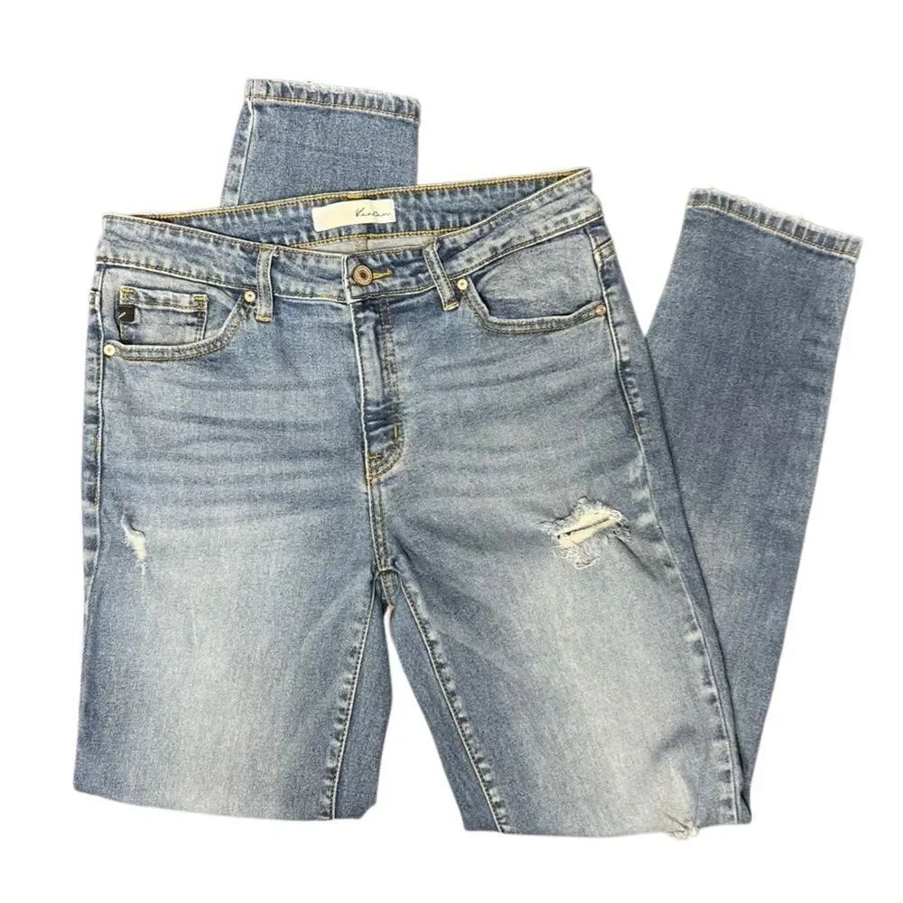 KanCan Estilo Mid Rise Distressed Skinny Jeans Size 26